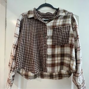 New cropped flannel